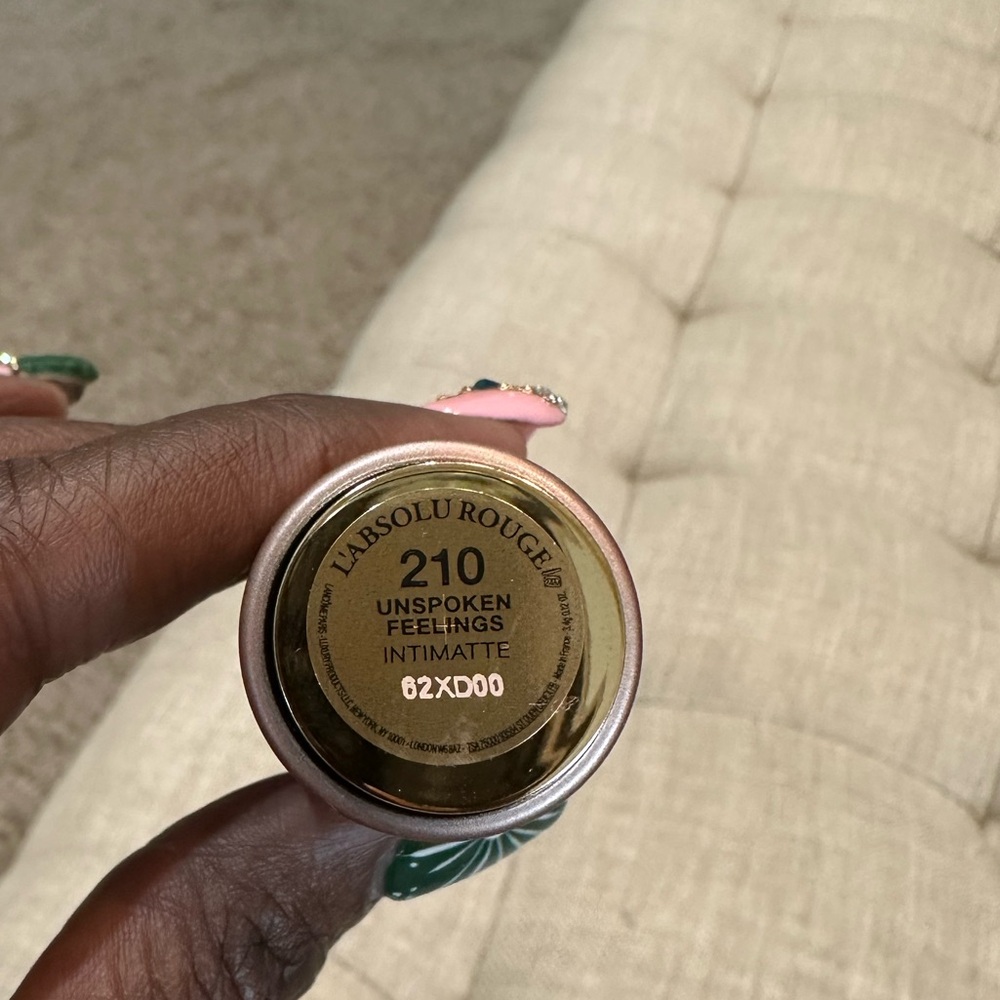 Lancôme L’Absolu Rouge Intimatte Hydrating Matte Lipstick - NWOB - Shade 210 - Picture 3 of 7